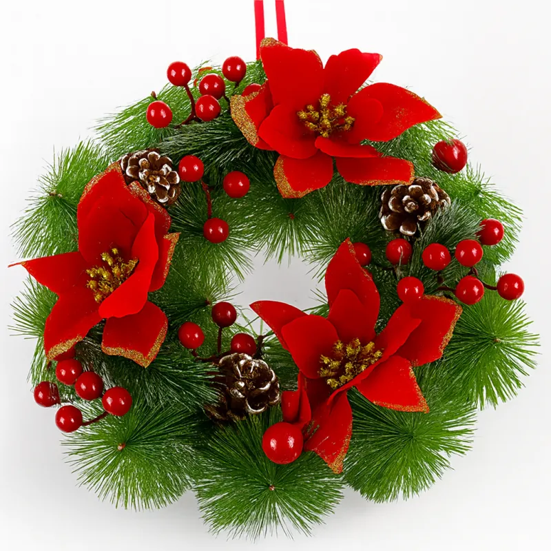 Couronne de l’Avent 300 CHRISTMAS / Rouge