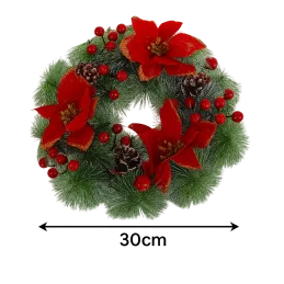 Couronne de l’Avent 300 CHRISTMAS / Rouge