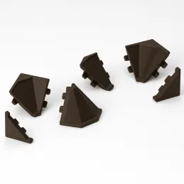 Set d’embouts pour profilé d’étanchéité KRONOSPAN / Marron foncé