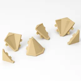 Set d’embouts pour profilé d’étanchéité KRONOSPAN / Beige