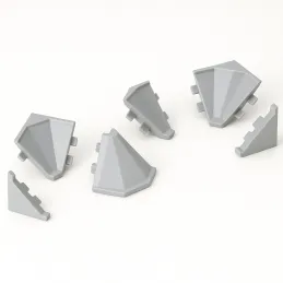 Kit d’embouts pour baguette d’étanchéité KRONOSPAN / Gris clair