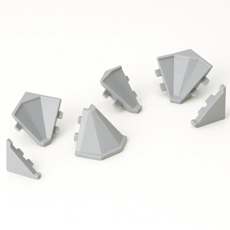 Kit d’embouts pour baguette d’étanchéité KRONOSPAN / Gris clair