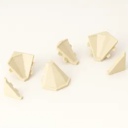 Jeu d’embouts pour profilé d’étanchéité KRONOSPAN / Beige crème