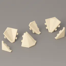 Jeu d’embouts pour profilé d’étanchéité KRONOSPAN / Beige crème