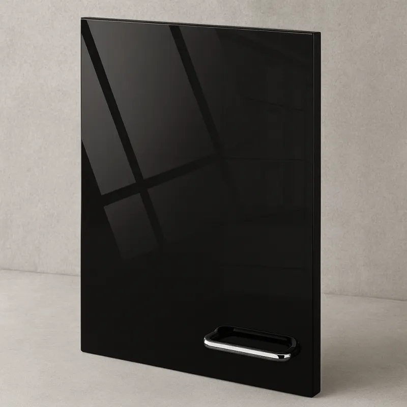 Façades de meuble SENOSAN ultra brillantes / Noir SCR 8421