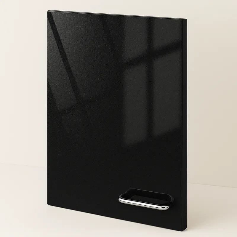 Portes de meuble SENOSAN ultra-brillantes / Noir métallisé SCR 8427