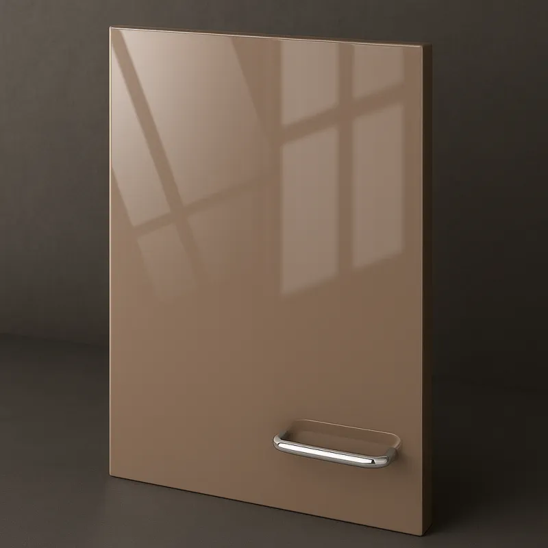Portes de meuble SENOSAN haute brillance / Marron clair 85468 SCR