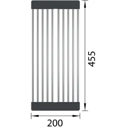 Évier en grès Blanco ADIRA 45 S avec commande excentrée / Anthracite