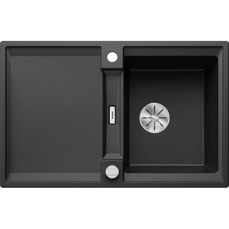 Évier en grès Blanco ADIRA 45 S avec commande excentrée / Anthracite