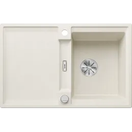Évier en grès Blanco ADIRA 45 S avec commande excentrée / Blanc soft