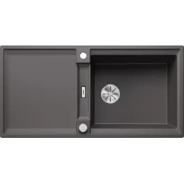 Évier en grès Blanco ADIRA XL 6 S avec commande excentrée / Gris roche