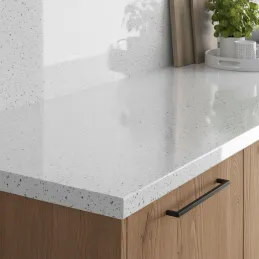 Plan de travail KRONOSPAN Andromeda Blanc brillant / K217 GG