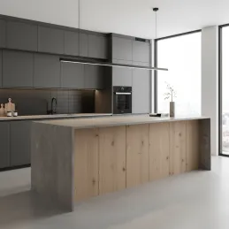 Plan de travail KRONOSPAN Light Grey Concrete / K200 RS