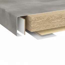 Plan de travail KRONOSPAN Light Grey Concrete / K200 RS