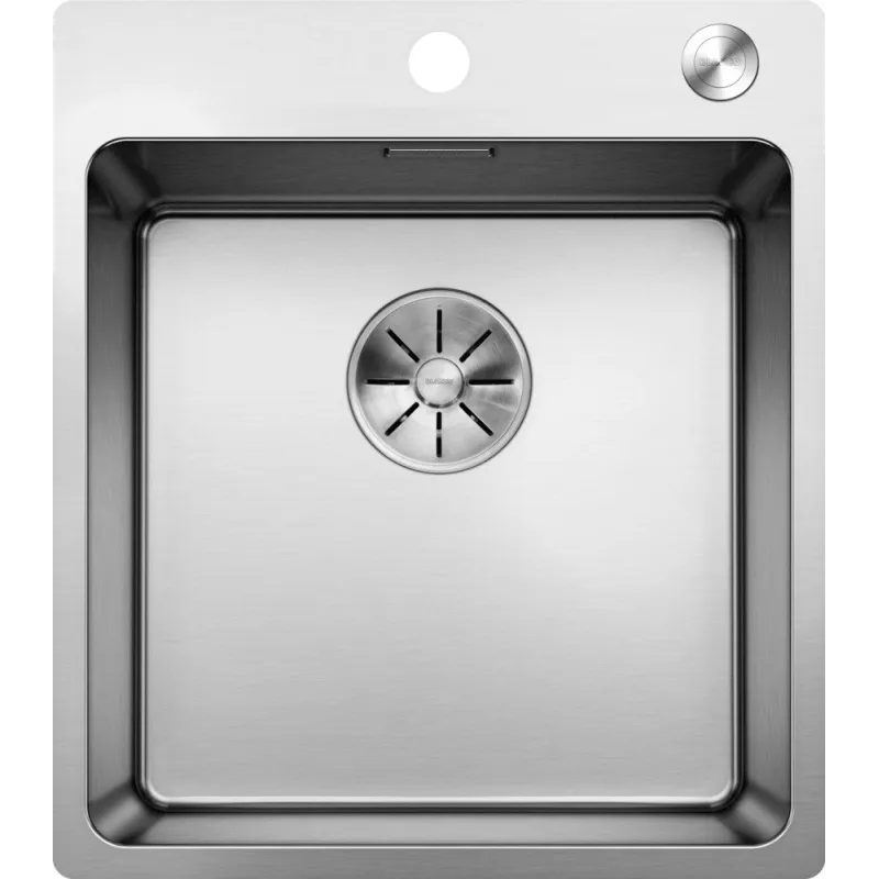 Évier en acier inoxydable Blanco SOLIS 340/180-IF/A / PushControl
