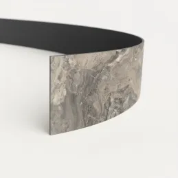 Chant ABS pour plan de travail en marbre Cipollino gris F093