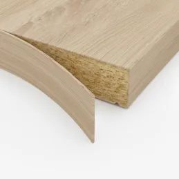 Chant ABS pour plan de travail Chêne Bardolino naturel H1145