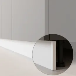 Embout pour plinthe de cuisine en plastique / Blanc
