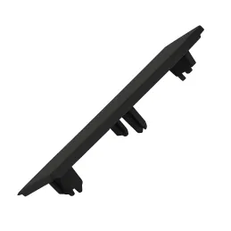 Embout pour plinthe de cuisine en plastique / Noir
