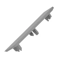 Embout pour plinthe de cuisine en plastique / Gris