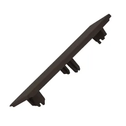 Embout de plinthe de cuisine en plastique / Marron foncé