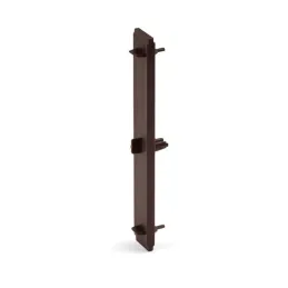 Raccord linéaire pour plinthe de cuisine en plastique 126 / Marron foncé