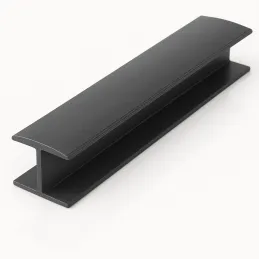 Raccord linéaire pour plinthe de cuisine en plastique / Anthracite