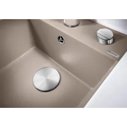 Cache en acier inoxydable pour bonde – Capflow pour éviers en grès