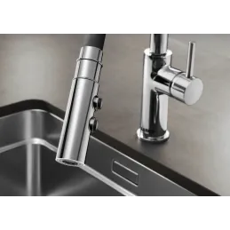 Robinet Blanco CATRIS S FLEXO / imitation inox / UltraResist / douchette avec inverseur