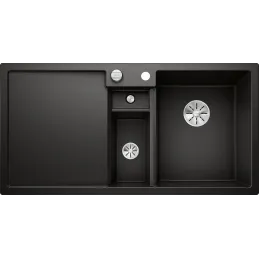 Évier en grès Blanco COLLECTIS 6 S avec commande d’excentrique / Noir