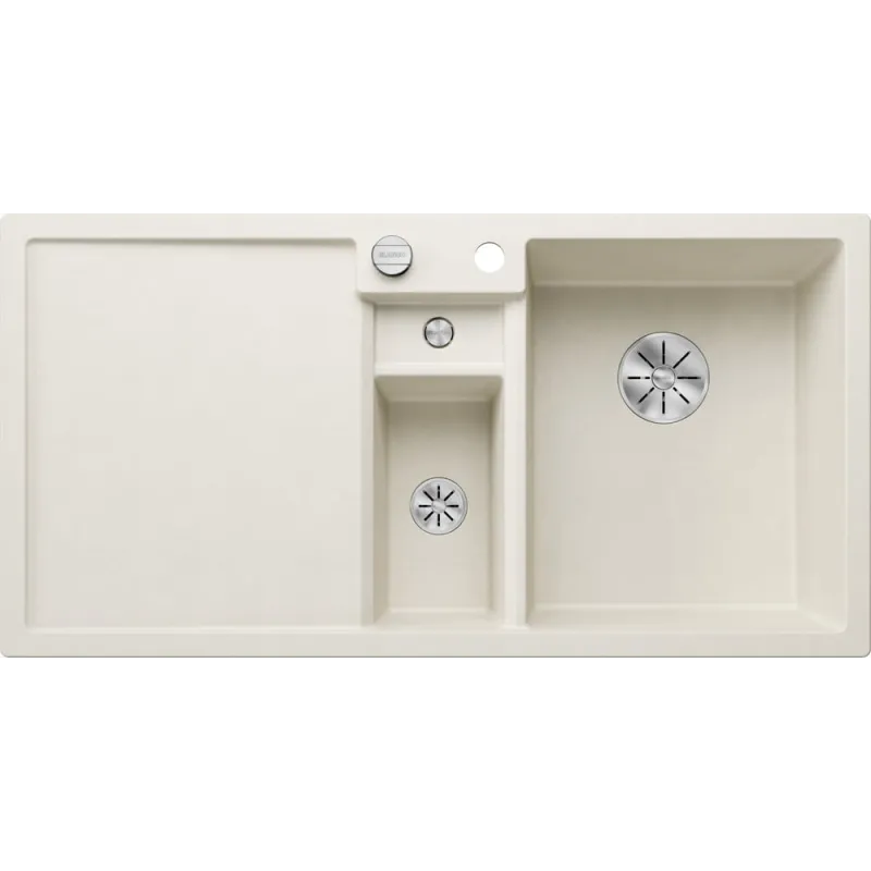 Évier en grès Blanco COLLECTIS 6 S avec commande d’excentrique / Blanc soft