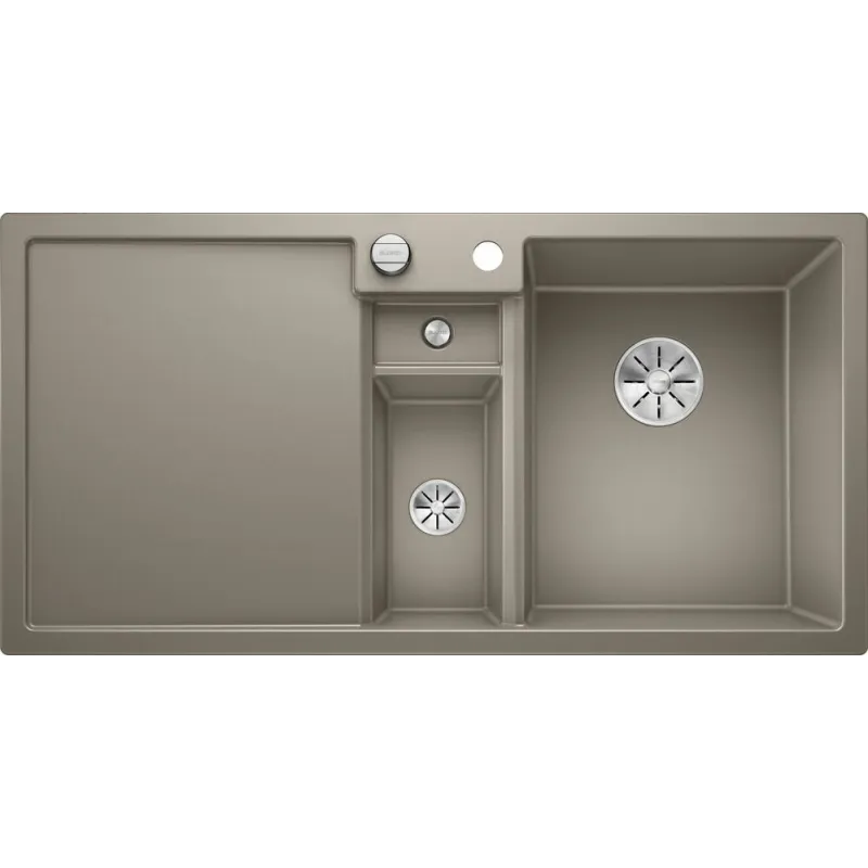 Évier en grès Blanco COLLECTIS 6 S avec commande excentrique / Tartufo