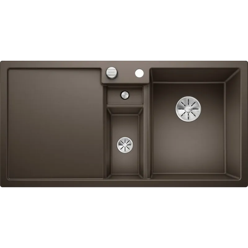 Évier en grès Blanco COLLECTIS 6 S avec commande excentrée / Café