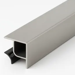 Raccord d’angle à 90° pour plinthe de cuisine / Inox brossé