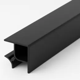 Raccord d’angle à 90° pour plinthe de cuisine / Noir mat