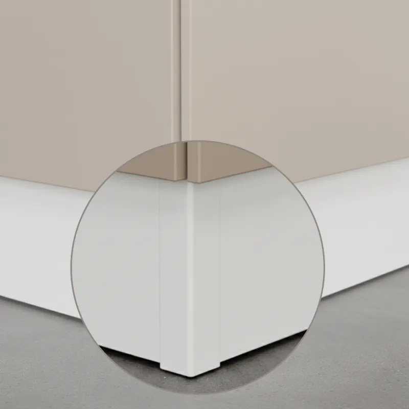 Raccord d’angle pour plinthe de cuisine PAX 90° / Blanc mat