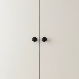 Bouton de meuble XENA / Noir mat