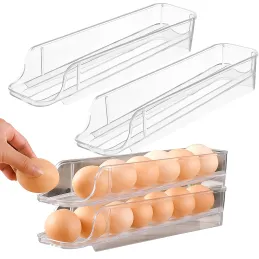 Lot de 2 organiseurs à œufs pour réfrigérateur LUNIA / Transparent