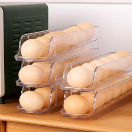 Lot de 2 organiseurs à œufs pour réfrigérateur LUNIA / Transparent