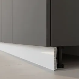 Plinthe de cuisine en plastique PAX / Blanc brillant RAL 9016