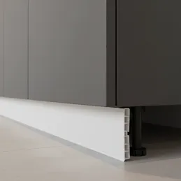 Plinthe de cuisine en plastique PAX / Blanc mat RAL 9010