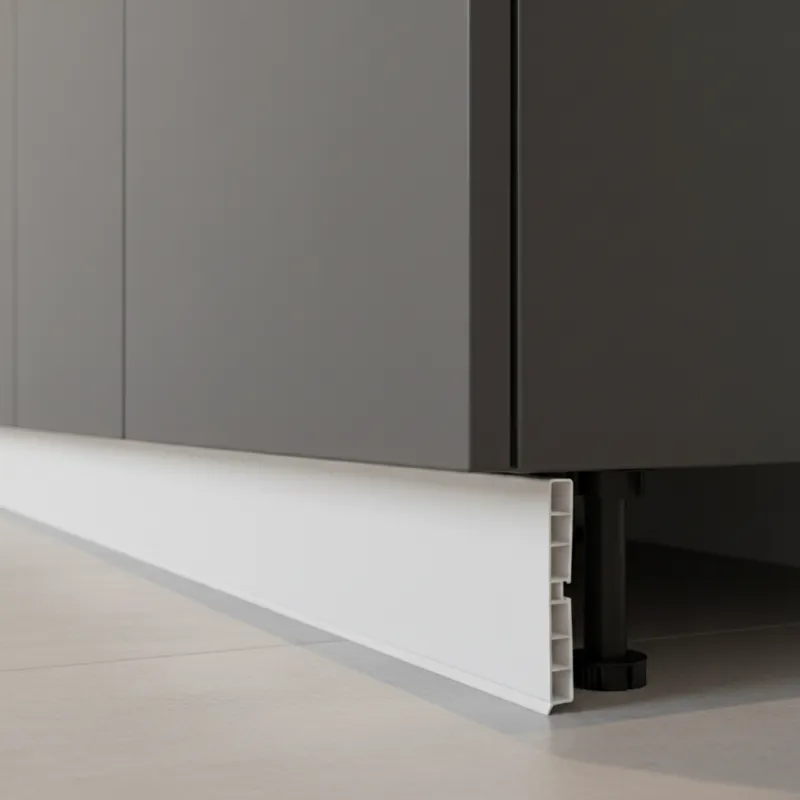 Plinthe de cuisine en plastique PAX / Blanc mat RAL 9010