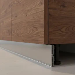 Plinthe de cuisine en plastique PAX / Acier inoxydable brossé