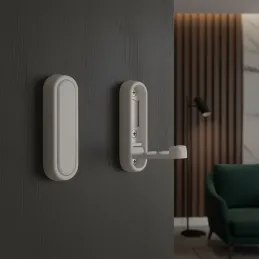 Porte-manteau rabattable COSTA / Blanc mat