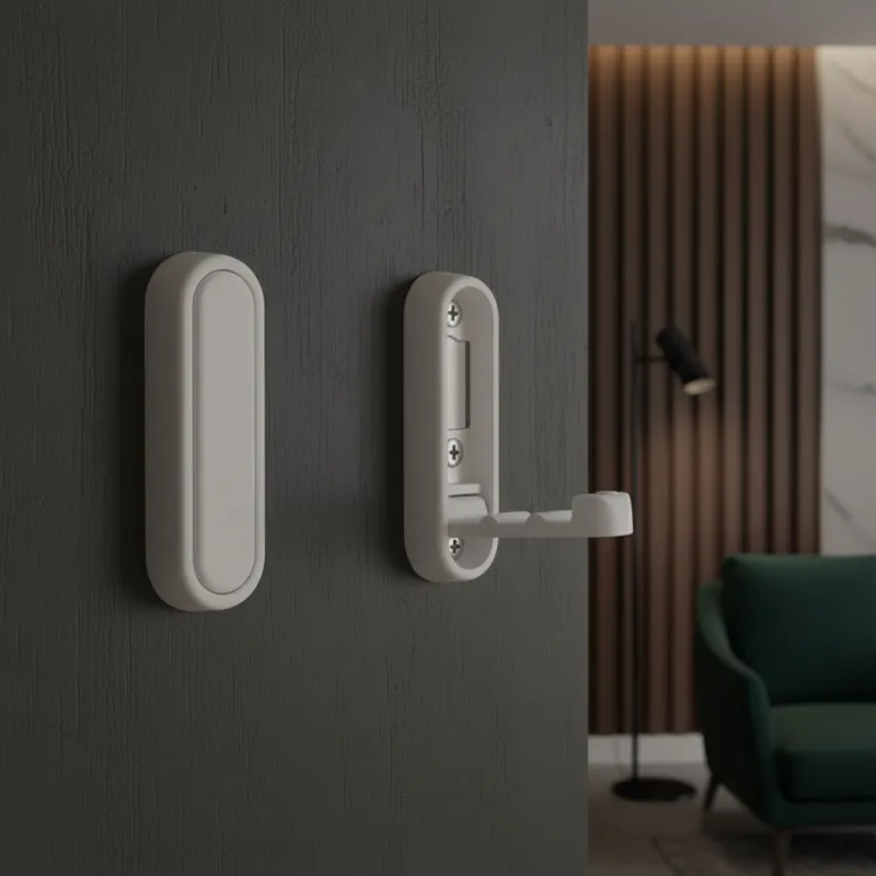 Porte-manteau rabattable COSTA / Blanc mat