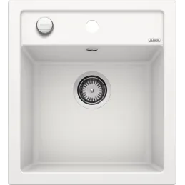 Évier en céramique Blanco DALAGO 45 avec commande d’excentrique / Blanc