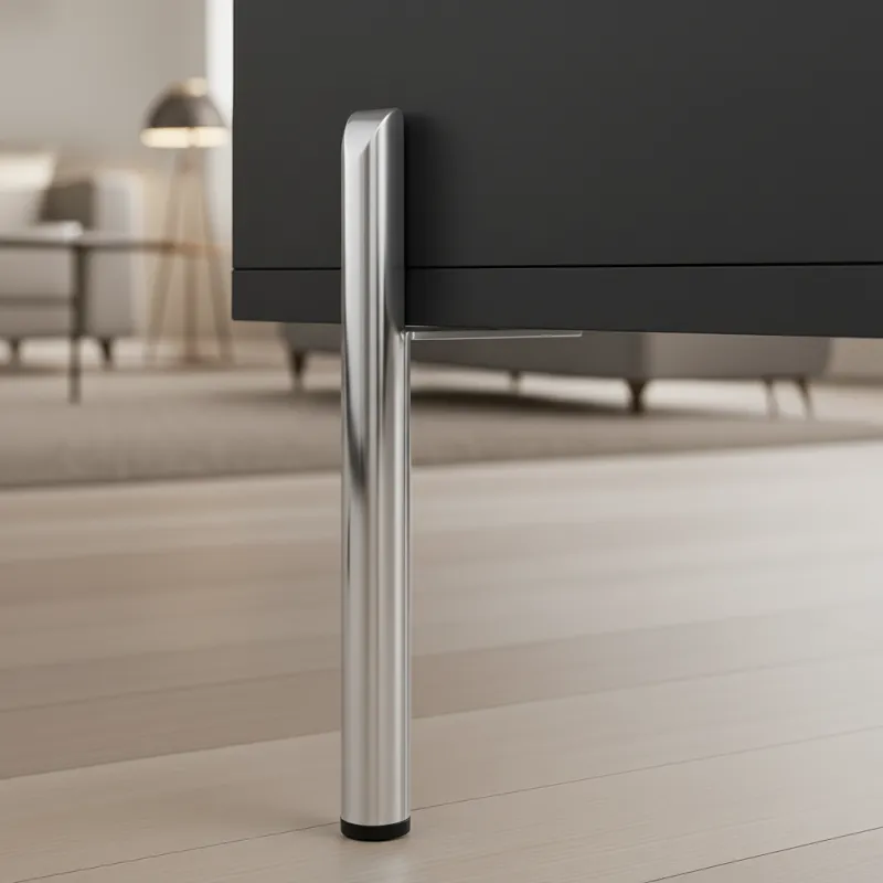 Pied de meuble VIONA / Chrome brillant