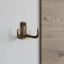 Patère BRUNO Mini / Laiton patiné