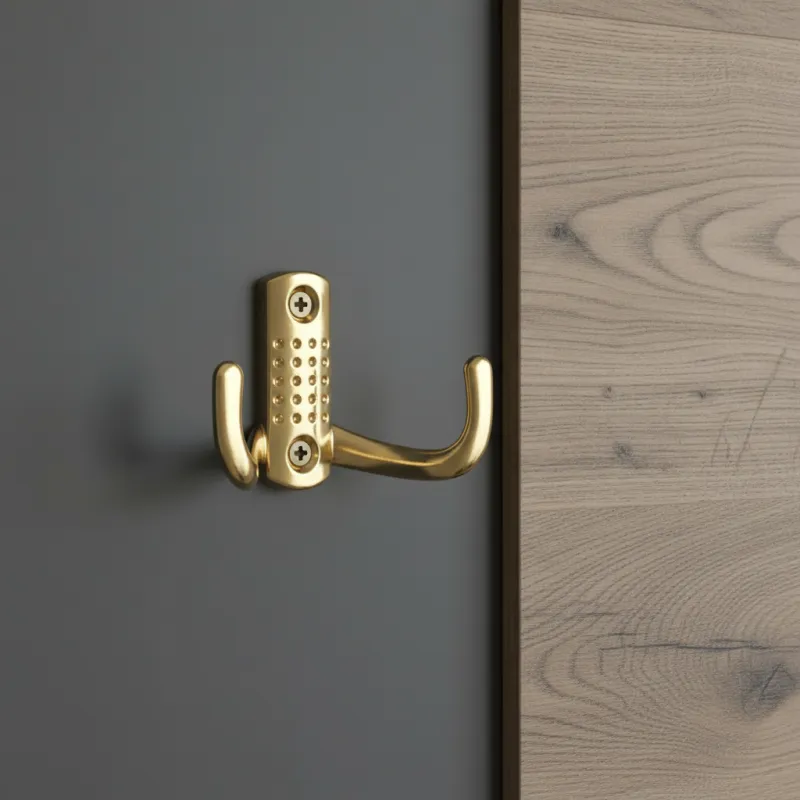 Porte-manteau mural BRUNO Mini / Dor brillant