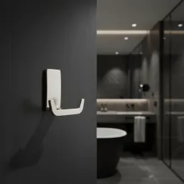 Porte-manteau TANIA L / Nickel brossé